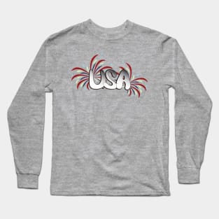 USA Fireworks Long Sleeve T-Shirt